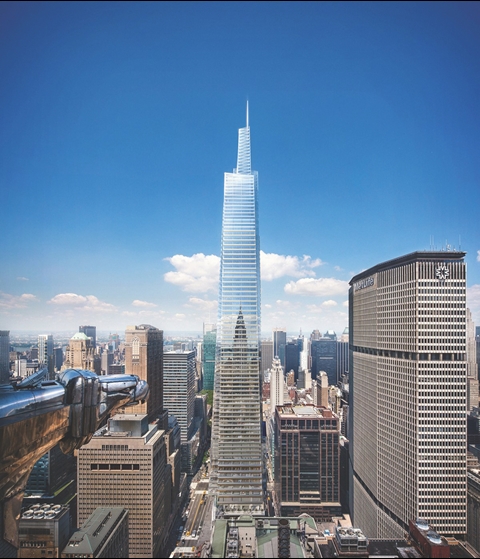 2017 May 4: New York's 'One Vanderbilt' skyscraper to be built